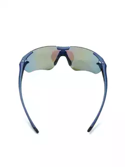 Rockbros 10129 okulary sportowe z polaryzacją + wkładka korekcyjna black-blue 