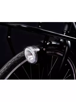 SPANNINGA lampka rowerowa przednia SWINGO XB 50 black SNG-H123008