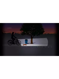 SPANNINGA lampka rowerowa przednia e-bike AXENDO 80 XE PR80 300 lumenów SNG-H640028