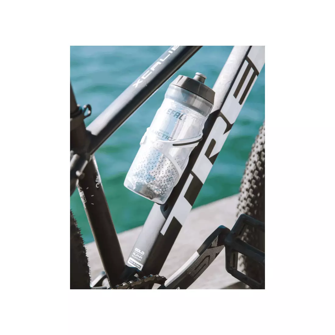 ZEFAL rowerowy bidon termiczny ARCTICA 55 silver/blue 0,55L ZF-1661