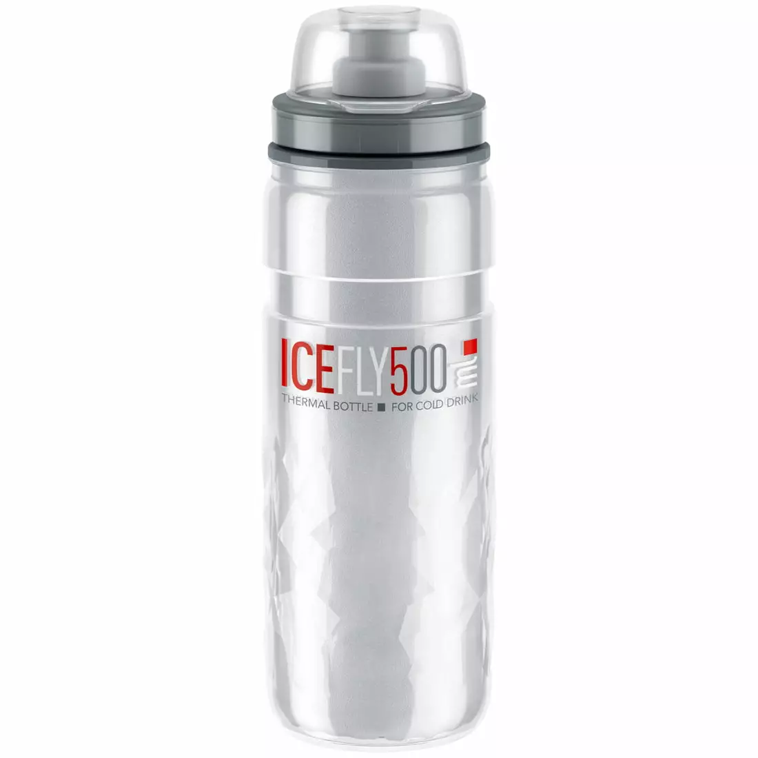 ELITE ICE FLY termiczny bidon rowerowy 500 ml, clear