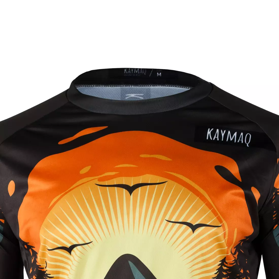 KAYMAQ DESIGN M57 męska luźna koszulka rowerowa MTB 