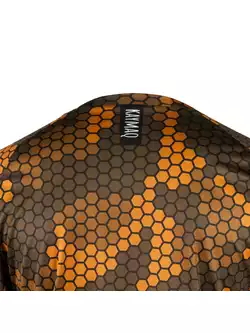 KAYMAQ DESIGN M62 męska luźna koszulka rowerowa MTB brązowa