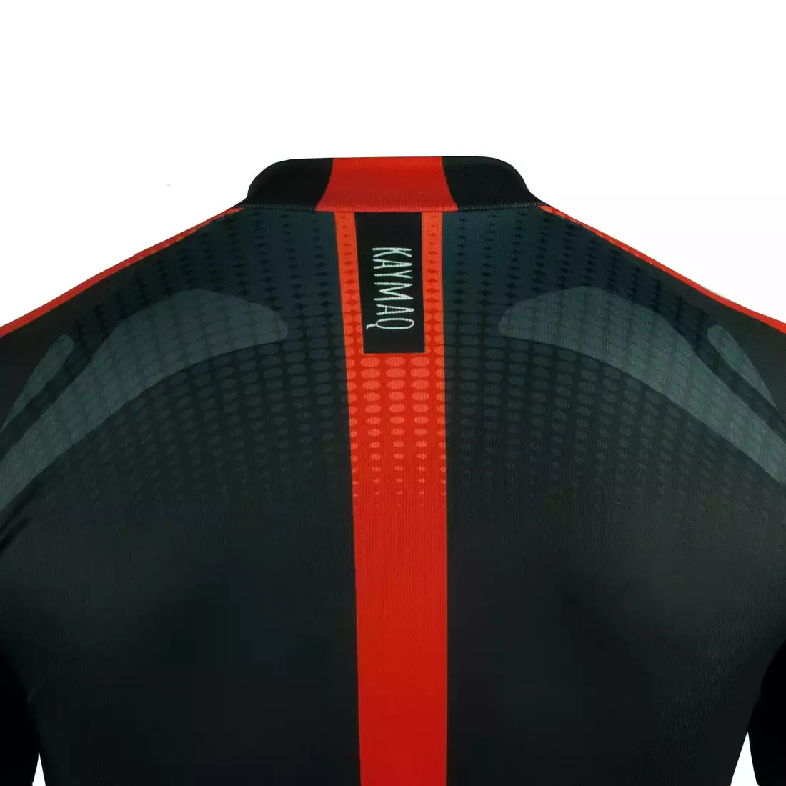 KAYMAQ DESIGN M63 męska koszulka rowerowa krótki rękaw, czerwona