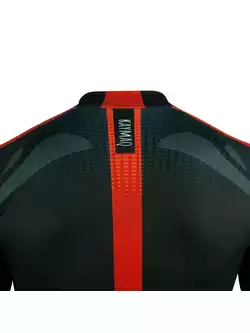 KAYMAQ DESIGN M63 męska koszulka rowerowa krótki rękaw, czerwona