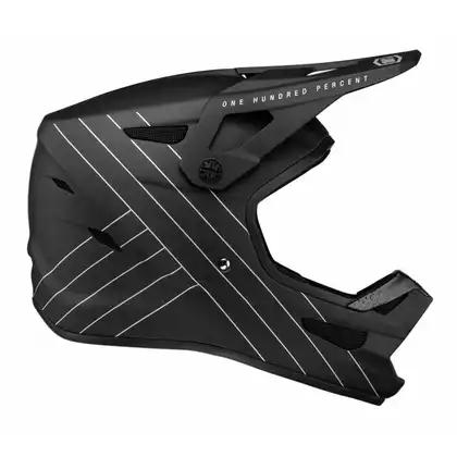 Kask full face 100% STATUS DH/BMX Helmet Essential Black roz. XS (53-54 cm) (NEW)STO-80011-001-09