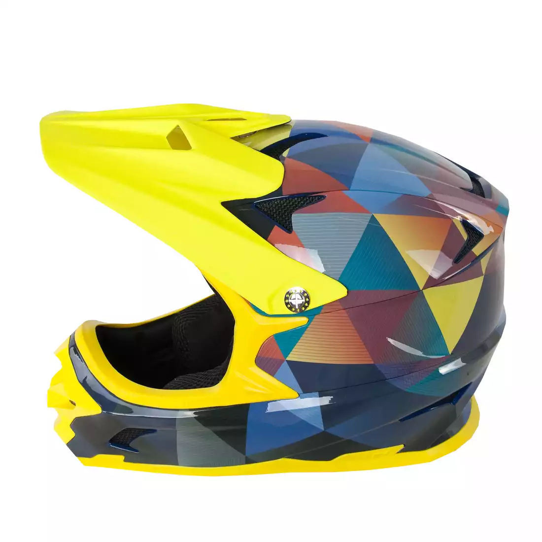 LAZER kask rowerowy fullface PHOENIX+ gloss colour triangles BLC2197887096
