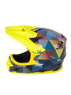 LAZER kask rowerowy fullface PHOENIX+ gloss colour triangles BLC2197887096