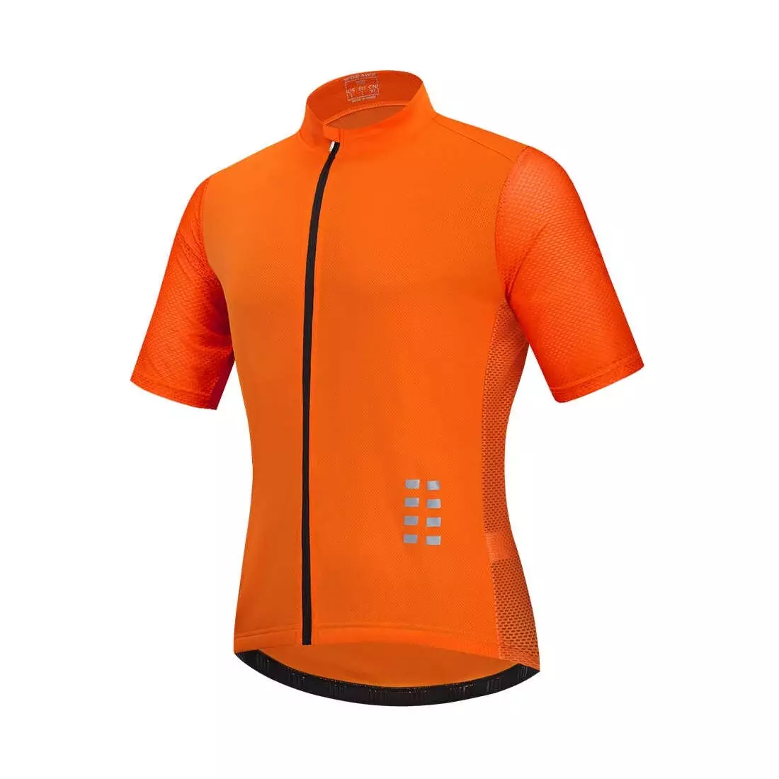 WOSAWE BL247-O męska koszulka rowerowa z krótkim rękawem, pomarańczowa