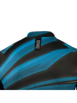 KAYMAQ DESIGN M48 męska koszulka rowerowa krótki rękaw, niebieska