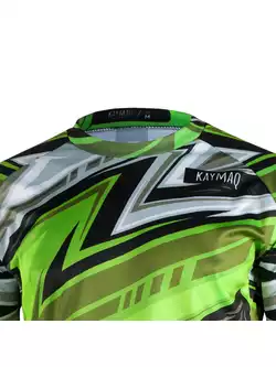 KAYMAQ DESIGN M50 męska luźna koszulka rowerowa MTB, fluor