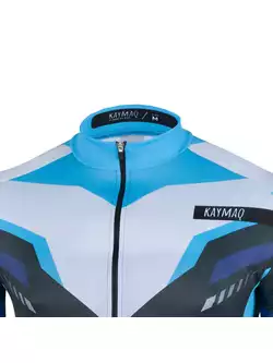 KAYMAQ DESIGN M61 męska koszulka rowerowa krótki rękaw, niebieska