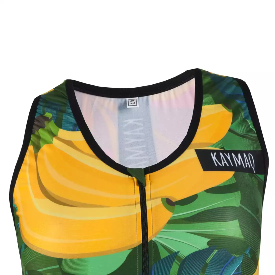 KAYMAQ DESIGN W20 damska koszulka rowerowa bez rękawów 