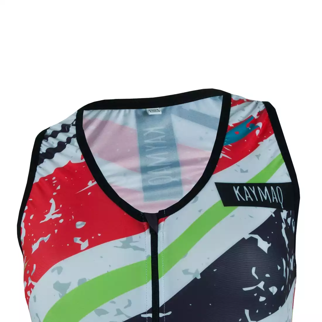 KAYMAQ DESIGN W25 damska koszulka rowerowa bez rękawów