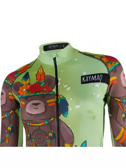[Set] KAYMAQ DESIGN damska koszulka rowerowa krótki rękaw W12  + KAYMAQ DESIGN damska bluza rowerowa W12 