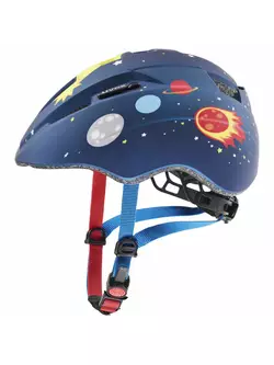 UVEX kask rowerowy dziecięcy Kid 2 CC dark blue rocket matt