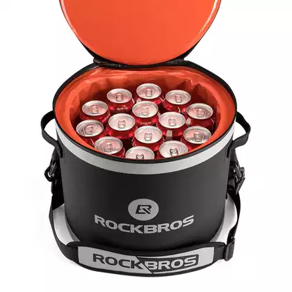 Rockbros Cooler izolowana torba termiczna 17L czarna BX002