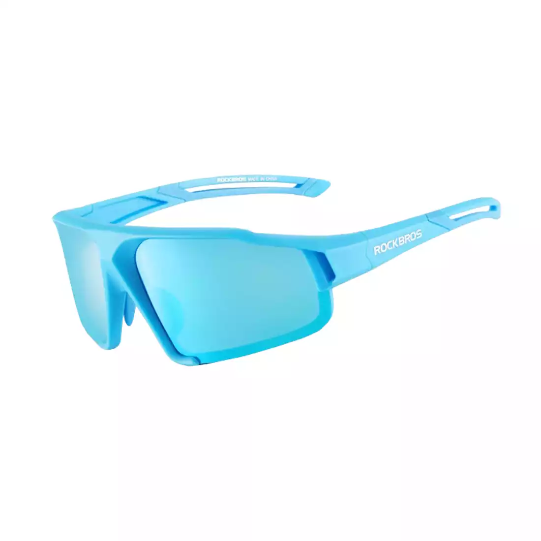 Rockbros SP216BB okulary rowerowe / sportowe z polaryzacją niebieskie