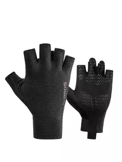 Rockbros rękawiczki rowerowe szosowe krótki palec, czarne S221-BK