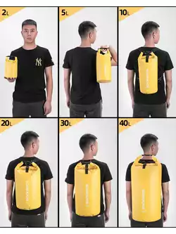 Rockbros wodoodporny plecak/worek 30L, żółty ST-006Y