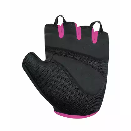 CHIBA LADY GEL damskie rękawiczki rowerowe, czarno-różowe