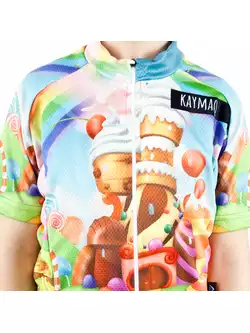 KAYMAQ DESIGN J-G4 dziecięca koszulka rowerowa
