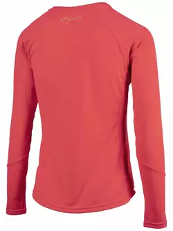 ROGELLI Koszulka sportowa damska długi rękaw BASIC - różowa