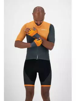 ROGELLI Rękawiczki rowerowe męskie KAI pomarańczowe 