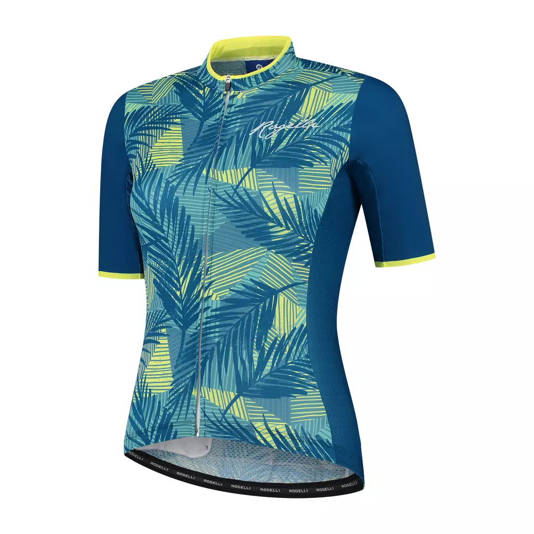 ROGELLI koszulka rowerowa damska LEAF turquoise 010.086