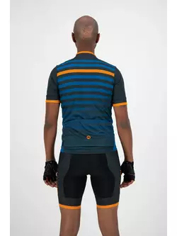 ROGELLI koszulka rowerowa męska STRIPE blue/orange 001.102