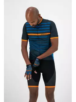 ROGELLI rękawiczki rowerowe męskie STRIPE blue/orange 006.312