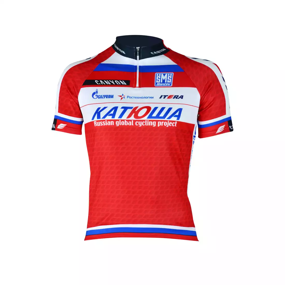 SANTINI - team KATUSHA 2013 - męska koszulka rowerowa