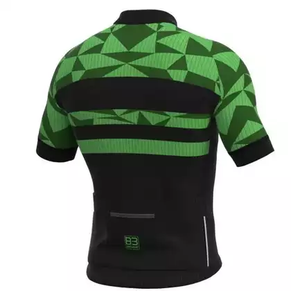 Biemme męska koszulka rowerowa SEMPIONE czarno-zielona 
