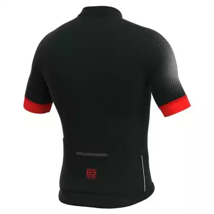 Biemme męska koszulka rowerowa ZONCOLAN czarno-czerwona 