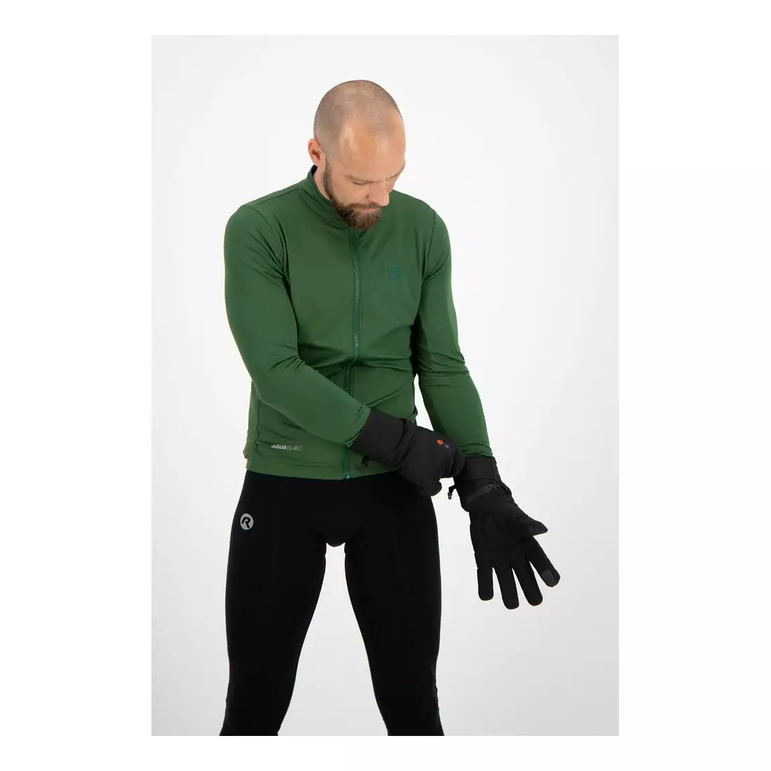 ROGELLI rękawiczki zimowe z systemem grzewczym męskie HEATED czarne 