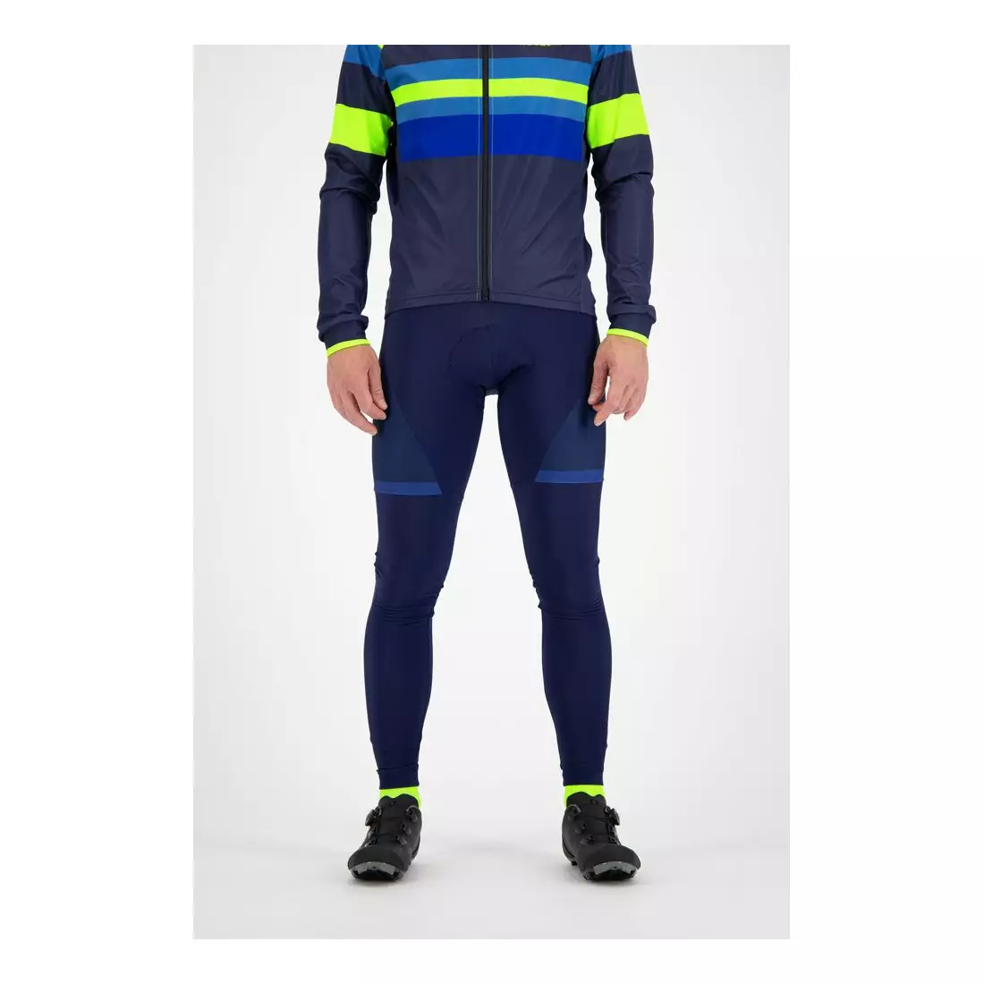 ROGELLI spodnie rowerowe męskie na szelkach FUSE blue