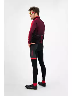 ROGELLI spodnie rowerowe męskie na szelkach FUSE red