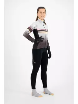 ROGELLI spodnie rowerowe z szelkami damskie NERO czarne 