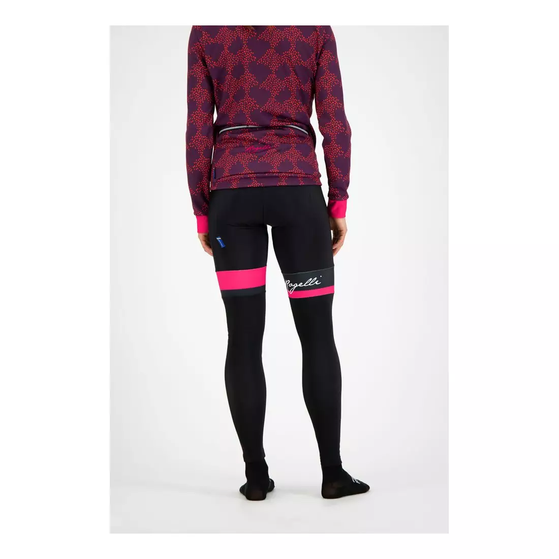 ROGELLI zimowe spodnie rowerowe damskie SELECT black/pink