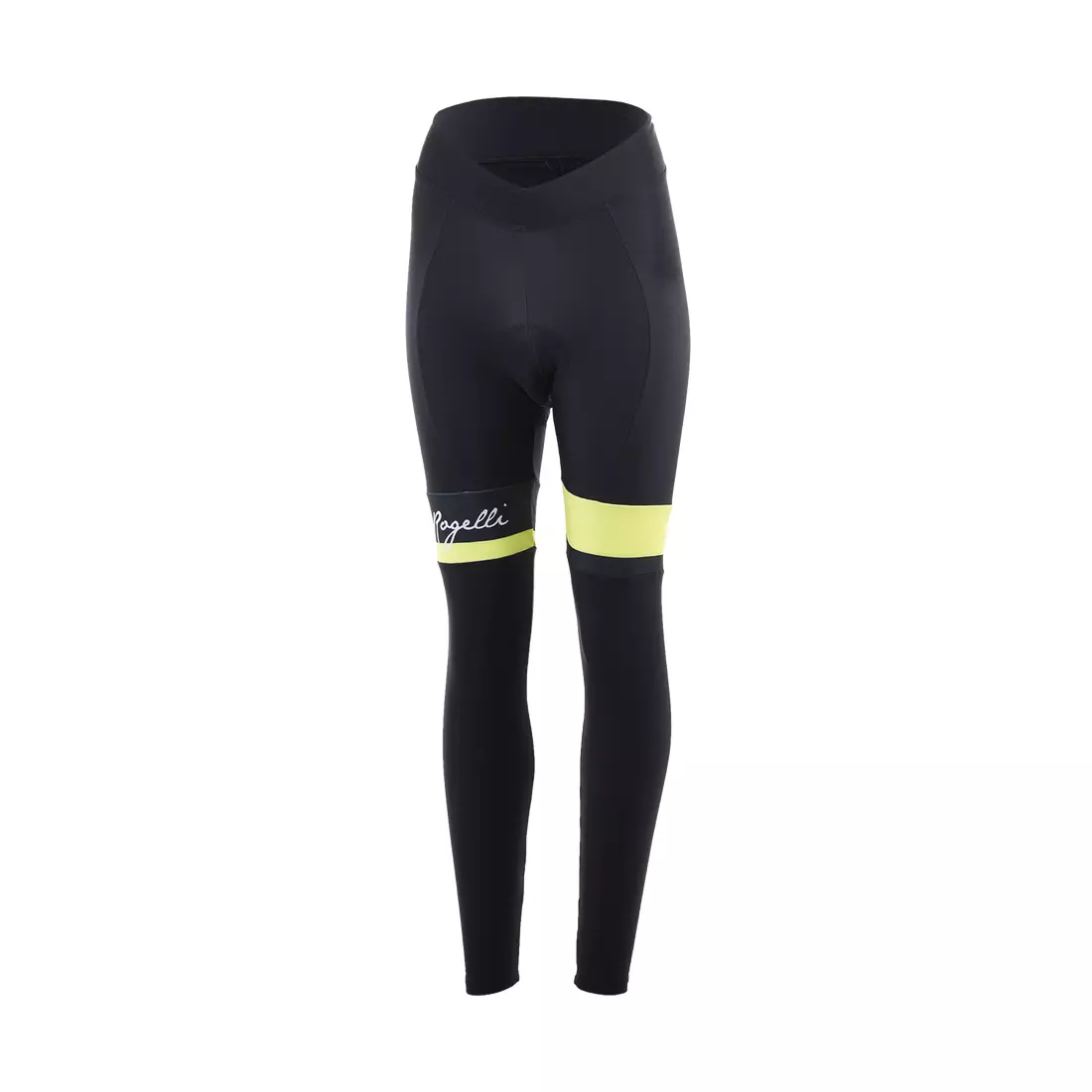 ROGELLI zimowe spodnie rowerowe damskie SELECT black/yellow