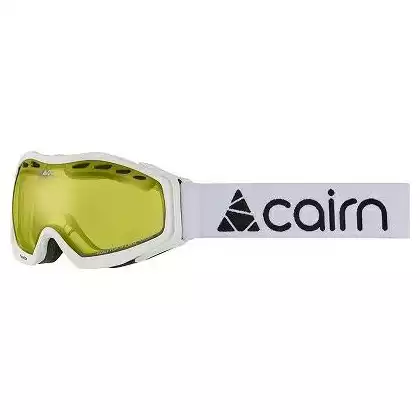 CAIRN Gogle narciarskie/snowboardowe  GOGLE FREERIDE 601, white/yellow 580067601