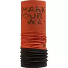 CAIRN chusta wielofunkcyjna MALAWI POLAR TUBE pomarańczowo czarna