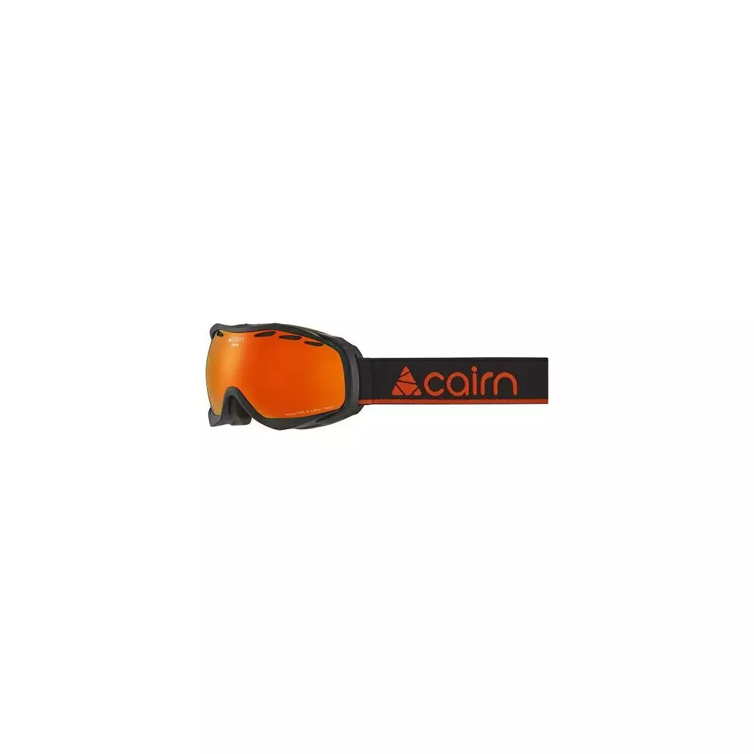 CAIRN gogle narciarskie/snowboardowe ALPHA SPX3000 IUM Mat Black Orange Mirror 