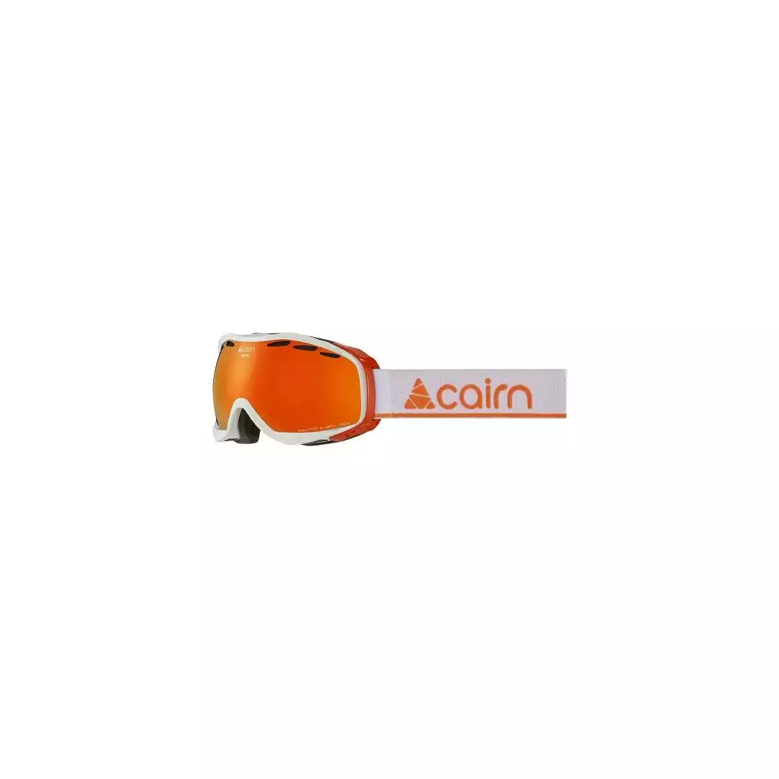 CAIRN gogle narciarskie/snowboardowe ALPHA SPX3000 IUM Shiny White Orange