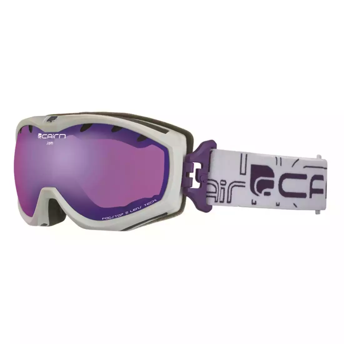 CAIRN gogle narciarskie/snowboardowe JAM SPX3000 IUM 8201, white, 5805718201