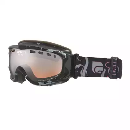 CAIRN gogle narciarskie/snowboardowe VISOR OTG 8903, black-rose 5802818903