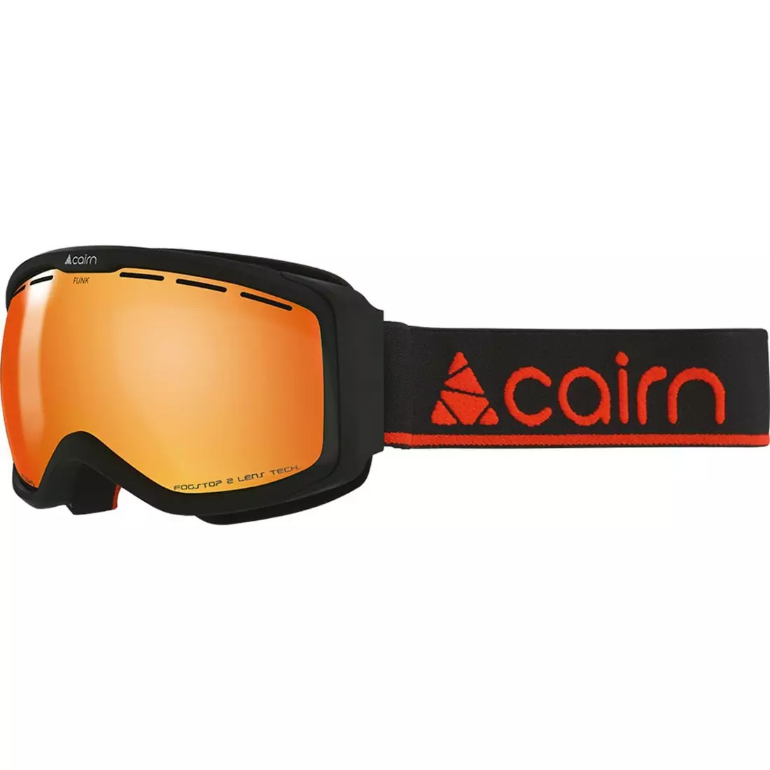 CAIRN gogle narciarskie/snowboardowe juniorskie FUNK OTG SPX3000 IUM Mat Black Orange 