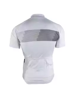 DEKO STYLE-0421 męska koszulka rowerowa z krótkim rękawem, biały