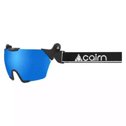 CAIRN Trak SPX 3000 gogle narciarskie/snowboardowe, czarne/niebieskie lustro