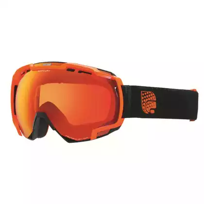 CAIRN gogle narciarskie/snowboardowe MERCURY SPX3000 8210, black-orange, 5808418210